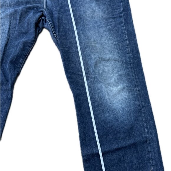 Chaps Denim Straight Fit Jeans Blue Medium Wash 5 Pocket Men's 40 X 30 - Picture 9 of 10